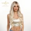 26 Inch Platinum Blonde Long Wavy Wig – Dark-Rooted Icy Synthetic Hair 26 Inch Platinum Blonde Long Wavy Wig – Dark-Rooted Icy Synthetic Hair