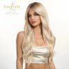 26 Inch Platinum Blonde Long Wavy Wig – Dark-Rooted Icy Synthetic Hair 26 Inch Platinum Blonde Long Wavy Wig – Dark-Rooted Icy Synthetic Hair