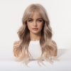 20 Inch Ash Blonde Body Wave Wig with Bangs – Synthetic Hair 20 Inch Ash Blonde Body Wave Wig with Bangs – Synthetic Hair