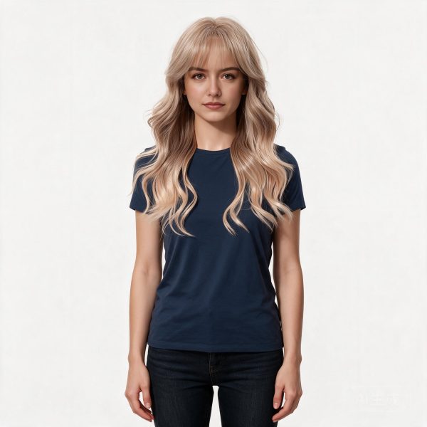 Synthetic Wig 20 Inch Ash Blonde Body Wave Wig with Bangs – Synthetic Hair
