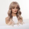 20 Inch Ash Blonde Body Wave Wig with Bangs – Synthetic Hair 20 Inch Ash Blonde Body Wave Wig with Bangs – Synthetic Hair