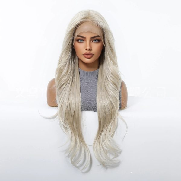 28 Inch Platinum White Blonde Extra Long Wavy Wig – Layered Synthetic Hair 28 Inch Platinum White Blonde Extra Long Wavy Wig – Layered Synthetic Hair