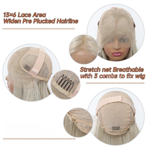 28 Inch Platinum White Blonde Extra Long Wavy Wig – Layered Synthetic Hair 28 Inch Platinum White Blonde Extra Long Wavy Wig – Layered Synthetic Hair