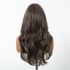 22 Inch Chestnut Brown Balayage Body Wave Wig with Bangs – Synthetic Hair 22 Inch Chestnut Brown Balayage Body Wave Wig with Bangs – Synthetic Hair