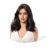 Dark Brown Short Bob Wig with Bangs – Layered Synthetic Hair 14 Inch Dark Brown Short Bob Wig with Bangs – Layered Synthetic Hair 14 Inch