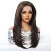24 Inch Chestnut Brown Balayage Straight Wig – Synthetic Hair 24 Inch Chestnut Brown Balayage Straight Wig – Synthetic Hair
