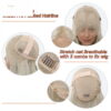 Synthetic Wig 28 Inch Platinum White Blonde Extra Long Wavy Wig - Layered Synthetic Hair