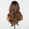24 Inch Warm Chestnut Brown Long Wavy Wig with Bangs – Layered Synthetic Hair 24 Inch Warm Chestnut Brown Long Wavy Wig with Bangs – Layered Synthetic Hair