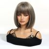 Ash Blonde Short Bob Wig with Bangs – Light Icy Cool-Tone Synthetic Hair 10 Inch Ash Blonde Short Bob Wig with Bangs – Light Icy Cool-Tone Synthetic Hair 10 Inch