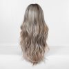 24 Inch Ash Blonde Wavy Wig with Bangs – Cool Highlight Synthetic Hair 24 Inch Ash Blonde Wavy Wig with Bangs – Cool Highlight Synthetic Hair