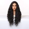 28 Inch Jet Black Extra-Long Deep Wave Wig – No Bangs Synthetic Hair 28 Inch Jet Black Extra-Long Deep Wave Wig – No Bangs Synthetic Hair