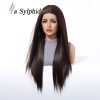 Dark Brown Long Straight Wig – Deep Rich No Bangs Synthetic Hair 28 Inch Dark Brown Long Straight Wig – Deep Rich No Bangs Synthetic Hair 28 Inch