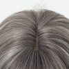 12 Inch Silver Grey Bob Wig with Bangs - Layered Shoulder-Length Synthetic Hair 12 Inch Silver Grey Bob Wig with Bangs – Layered Shoulder-Length Synthetic Hair