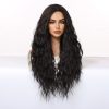 28 Inch Jet Black Extra-Long Deep Wave Wig – No Bangs Synthetic Hair 28 Inch Jet Black Extra-Long Deep Wave Wig – No Bangs Synthetic Hair